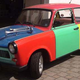 Illustration for article titled Harlequin Trabant Alert on eBay!